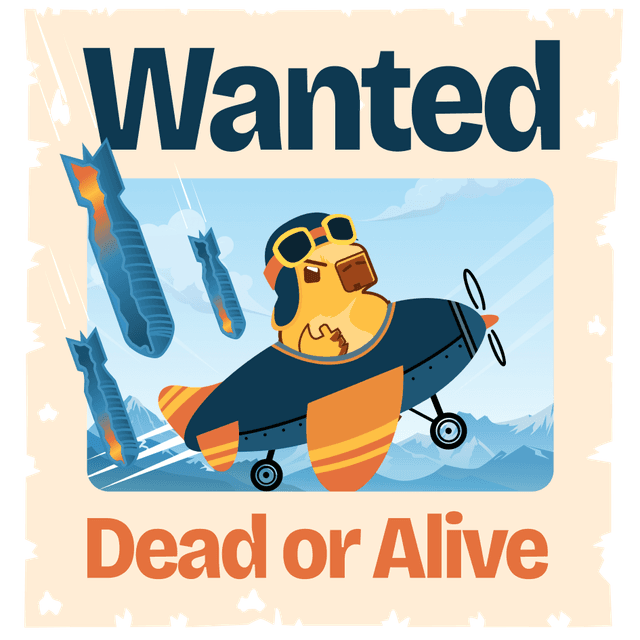 capybara in wanted plane