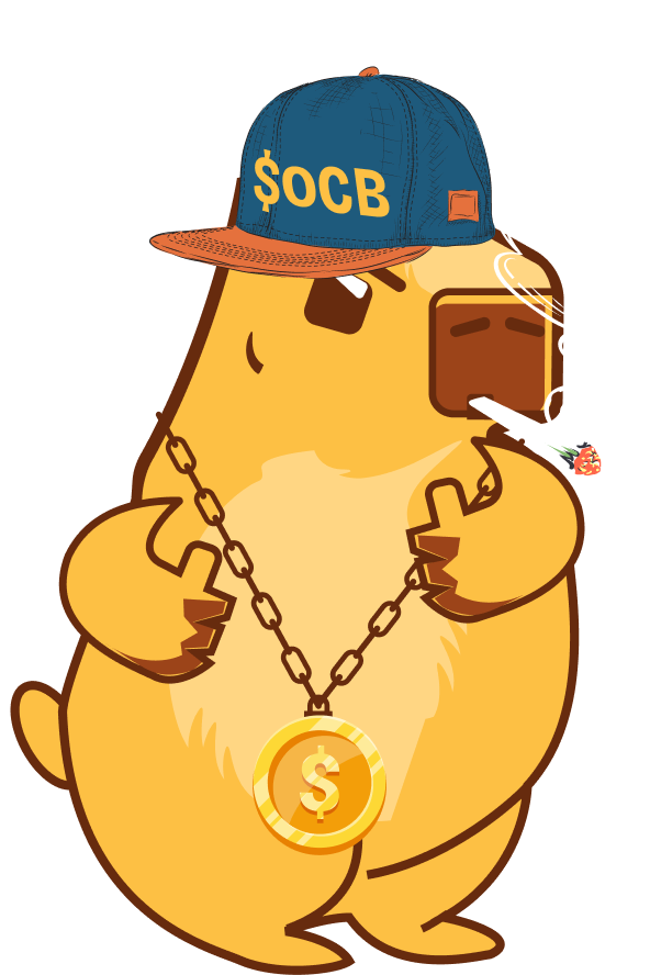 smoker capybara capyhero with cigarette